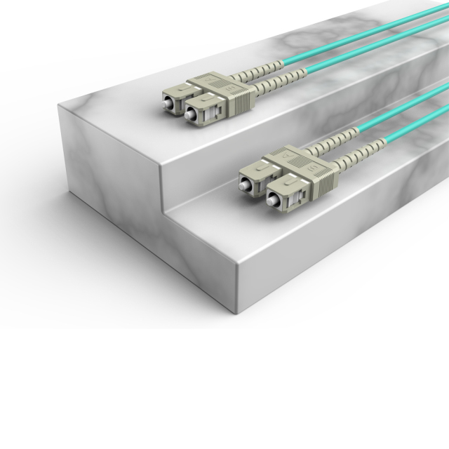 Fibra Óptica Patchcord SC/UPC-SC/UPC Multimodo Duplex OM3 LSZH MM Cables de fibra óptica Patch Cord