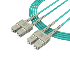 Fibra Óptica Patchcord SC/UPC-SC/UPC Multimodo Duplex OM3 LSZH MM Cables de fibra óptica Patch Cord