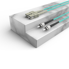 Patchcord de fibra óptica ST/UPC-SC/UPC Multimodo Duplex OM3 LSZH MM Cabos de patch cord de fibra óptica