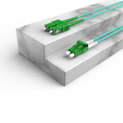 Patchcord de fibra óptica SC/APC-LC/APC Multimodo Duplex OM3 LSZH MM Cabos de patch cord de fibra óptica