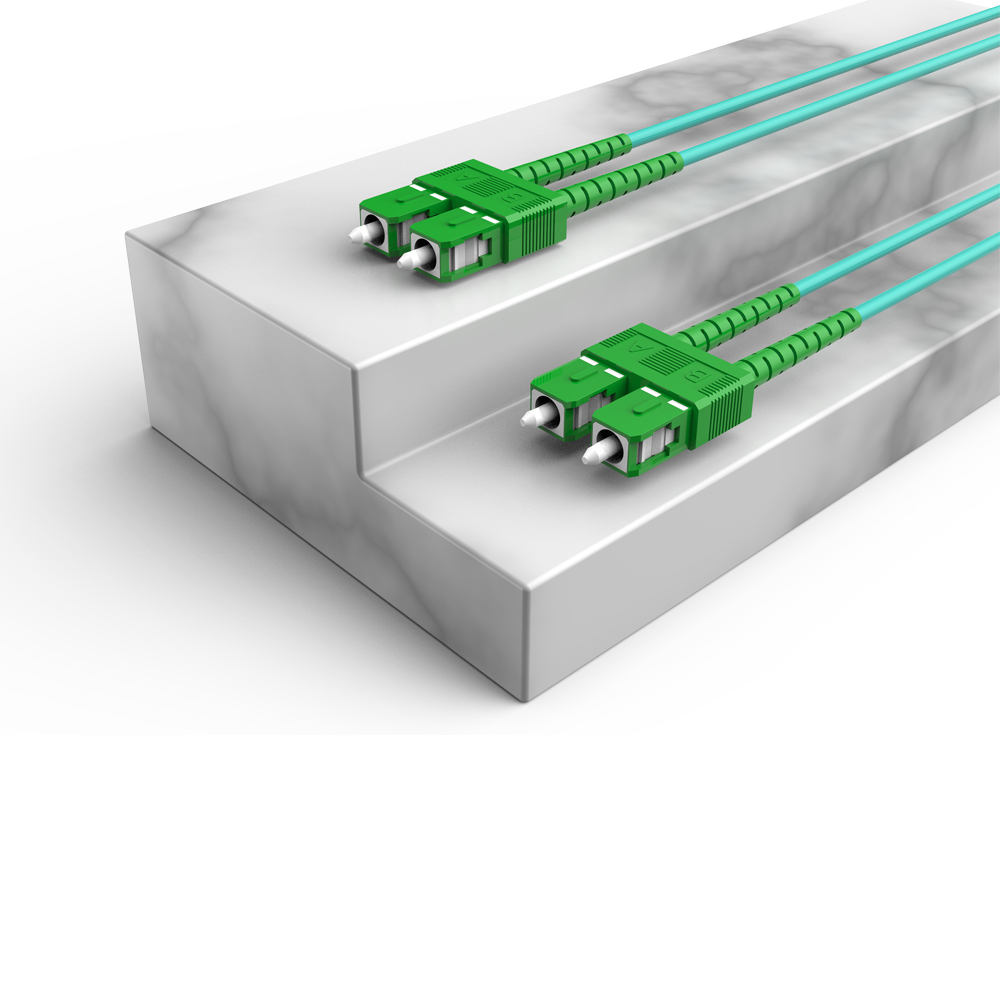 Fiber Optic Patchcord SC/APC-SC/APC Multimode Duplex OM3 LSZH MM Fiber Optical Patch Cord Cables