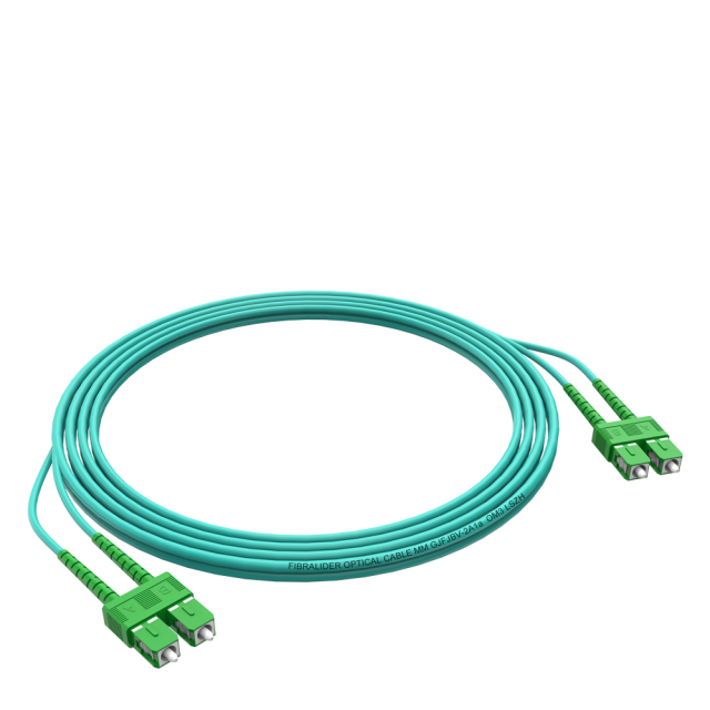 Fiber Optic Patchcord SC/APC-SC/APC Multimode Duplex OM3 LSZH MM Fiber Optical Patch Cord Cables