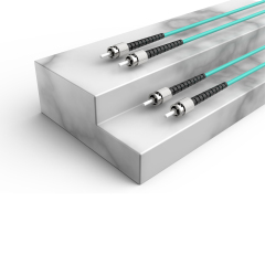 Fibra Óptica Patchcord ST/UPC-ST/UPC Multimodo Duplex OM3 LSZH MM Cables de fibra óptica Patch Cord