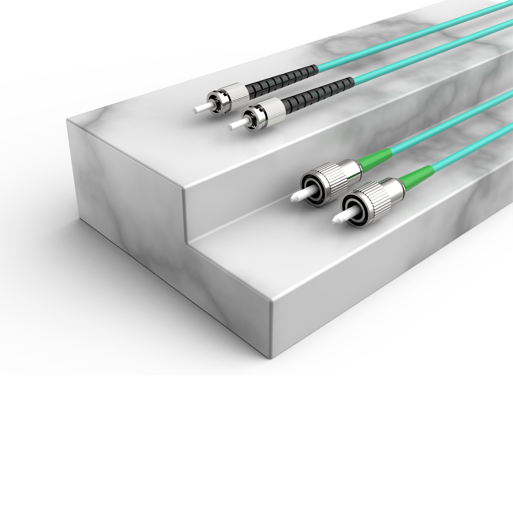 Fiber Optic Patchcord FC/APC-ST/UPC Multimode Duplex OM3 LSZH MM Fiber Optical Patch Cord Cables