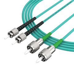 Fiber Optic Patchcord FC/APC-ST/UPC Multimode Duplex OM3 LSZH MM Fiber Optical Patch Cord Cables