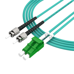 Fiber Optic Patchcord ST/UPC-LC/APC Multimode Duplex OM3 LSZH MM Fiber Optical Patch Cord Cables