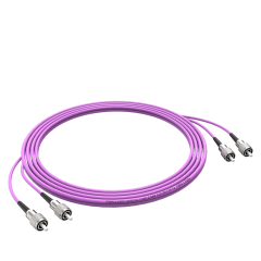 Patchcord de fibra óptica FC/UPC-FC/UPC Multimodo Duplex OM4 LSZH MM Cabos de patch cord de fibra óptica