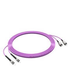 Fibra Óptica Patchcord FC/UPC-ST/UPC Multimodo Duplex OM4 LSZH MM Cables de fibra óptica Patch Cord