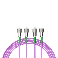 Fiber Optic Patchcord FC/APC-FC/APC Multimode Duplex OM4 LSZH MM Fiber Optical Patch Cord Cables