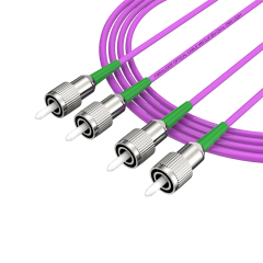 Fiber Optic Patchcord FC/APC-FC/APC Multimode Duplex OM4 LSZH MM Fiber Optical Patch Cord Cables