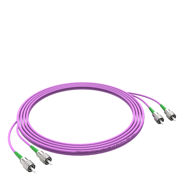 Fiber Optic Patchcord FC/APC-FC/APC Multimode Duplex OM4 LSZH MM Fiber Optical Patch Cord Cables