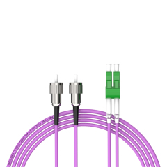 Fibra Óptica Patchcord FC/UPC-LC/APC Multimodo Duplex OM4 LSZH MM Cables de fibra óptica Patch Cord