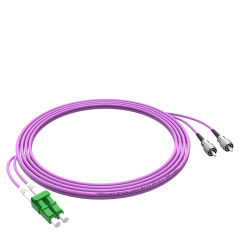 Fibra Óptica Patchcord FC/UPC-LC/APC Multimodo Duplex OM4 LSZH MM Cables de fibra óptica Patch Cord