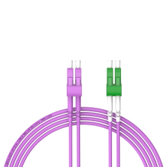 Patchcord de fibra óptica LC/UPC-LC/APC Multimodo Duplex OM4 LSZH MM Cabos de patch cord de fibra óptica