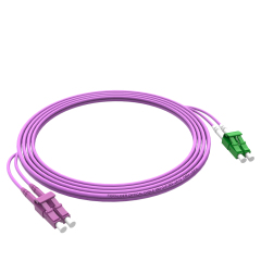 Patchcord de fibra óptica LC/UPC-LC/APC Multimodo Duplex OM4 LSZH MM Cabos de patch cord de fibra óptica