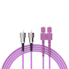 Patchcord de fibra óptica FC/UPC-SC/UPC Multimodo Duplex OM4 LSZH MM Cabos de patch cord de fibra óptica
