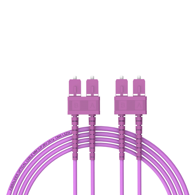 Fibra Óptica Patchcord SC/UPC-SC/UPC Multimodo Duplex OM4 LSZH MM Cables de fibra óptica Patch Cord