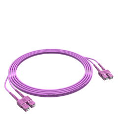 Fibra Óptica Patchcord SC/UPC-SC/UPC Multimodo Duplex OM4 LSZH MM Cables de fibra óptica Patch Cord