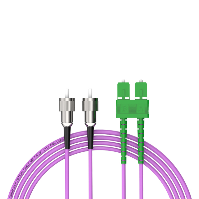 Волоконно-оптический патч-корд FC/UPC-SC/APC многомодовый дуплексный OM4 LSZH MM волоконно-оптический патч-корд кабели