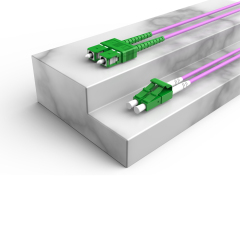 Волоконно-оптический патч-корд LC/APC-SC/APC многомодовый дуплексный OM4 LSZH MM волоконно-оптический патч-корд кабели