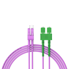 Fiber Optic Patchcord LC/UPC-SC/APC Multimode Duplex OM4 LSZH MM Fiber Optical Patch Cord Cables