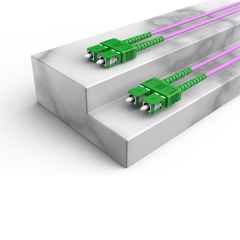 Волоконно-оптический патч-корд SC/APC-SC/APC многомодовый дуплексный OM4 LSZH MM волоконно-оптический патч-корд кабели
