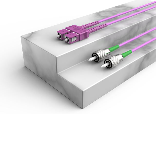 Волоконно-оптический патч-корд FC/APC-SC/UPC многомодовый дуплексный OM4 LSZH MM волоконно-оптический патч-корд кабели