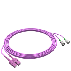 Волоконно-оптический патч-корд FC/APC-SC/UPC многомодовый дуплексный OM4 LSZH MM волоконно-оптический патч-корд кабели