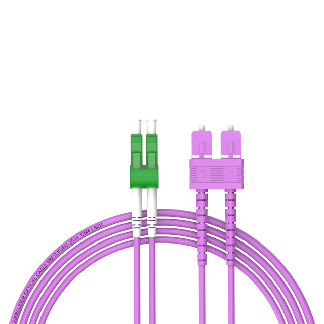 Волоконно-оптический патч-корд LC/APC-SC/UPC многомодовый дуплексный OM4 LSZH MM волоконно-оптический патч-корд кабели