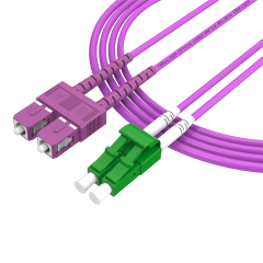 Волоконно-оптический патч-корд LC/APC-SC/UPC многомодовый дуплексный OM4 LSZH MM волоконно-оптический патч-корд кабели