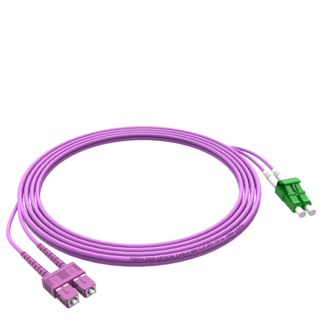 Волоконно-оптический патч-корд LC/APC-SC/UPC многомодовый дуплексный OM4 LSZH MM волоконно-оптический патч-корд кабели