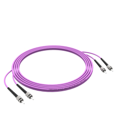 Fibra Óptica Patchcord ST/UPC-ST/UPC Multimodo Duplex OM4 LSZH MM Cables de fibra óptica Patch Cord