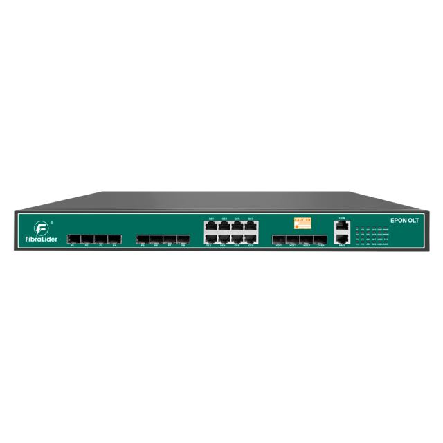 EPON OLT 8PON Portas Terminais de linha óptica Camadas 3 Compatível para Huawei ZTE Fiberhome