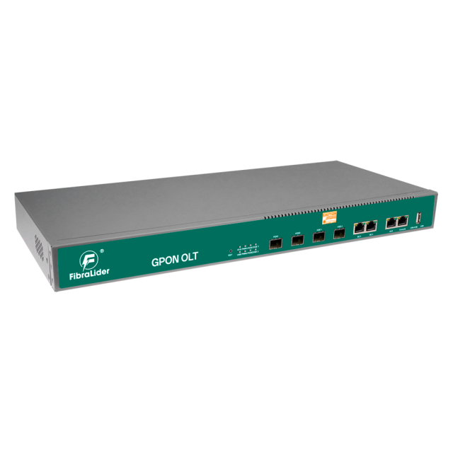 GPON 2口万兆OLT 3层交换光线路终端兼容华为中兴烽火吉比特