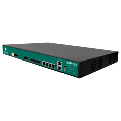 GPON OLT 4PON 10G puertos terminales de línea óptica capa 3 compatible para Huawei ZTE Fiberhome
