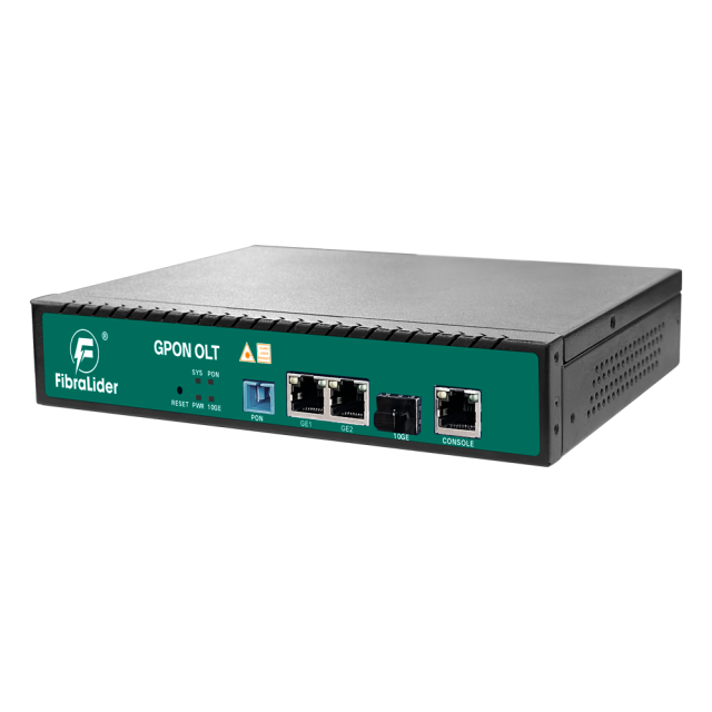 GPON 单口万兆OLT 3层交换光线路终端兼容华为中兴烽火吉比特