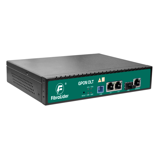 GPON 单口万兆OLT 3层交换光线路终端兼容华为中兴烽火吉比特