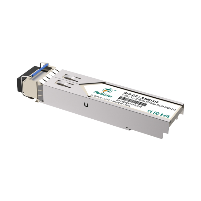 SFP-GE-LX-SM1550,Monomodo,1.25g Tx1550/Rx1310nm,3km,Módulos SFP,LC Simplex,Transceptores SM SFP