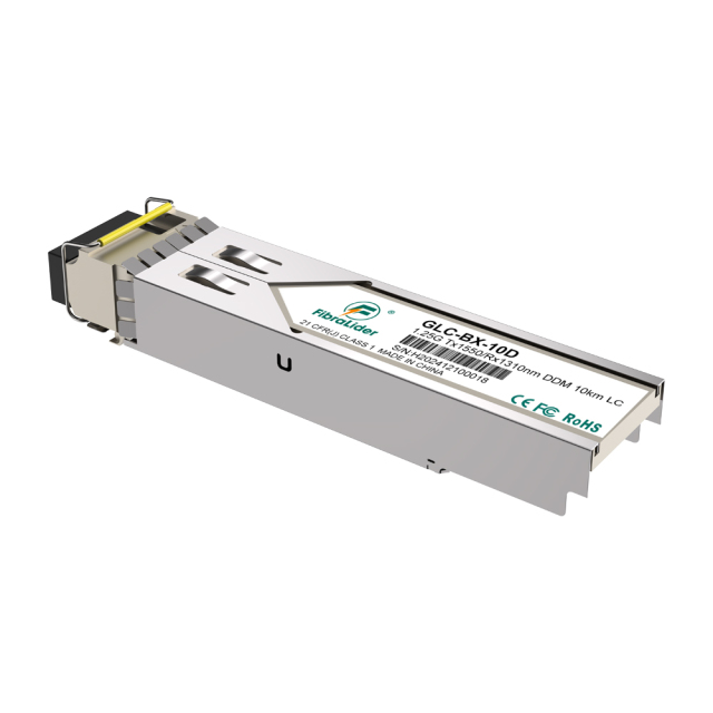 GLC-BX-10U, modo único, 1,25 g Tx1310/Rx1550nm, 10 km, módulos SFP, bidirecionalidade LC Simplex, transceptores SM SFP
