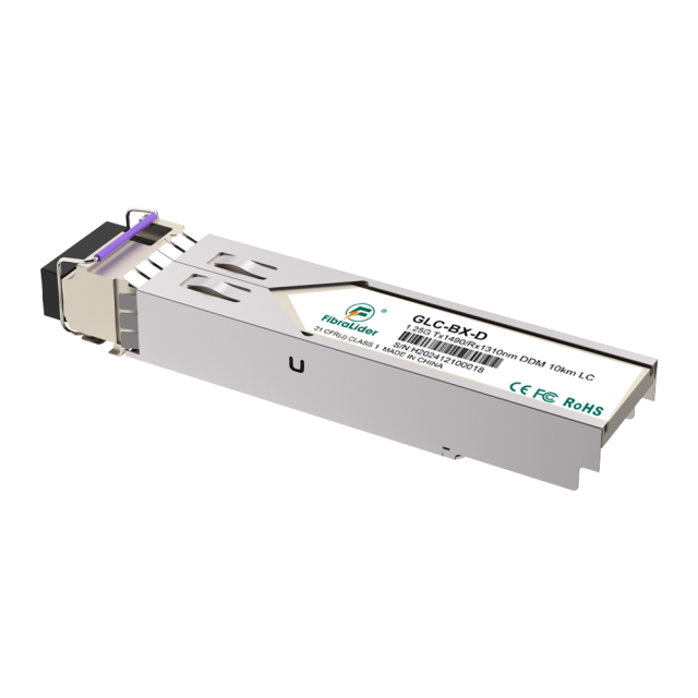GLC-BX-D,Monomodo,1.25g Tx1490/Rx1310nm,10km,Módulos SFP,LC Simplex bidireccionalidad,Transceptores SM SFP