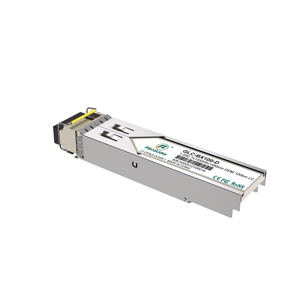 GLC-BX100-U,Monomodo,1.25g Tx1490/Rx1550nm,100km,Módulos SFP,LC Simplex bidireccionalidad,Transceptores SM SFP