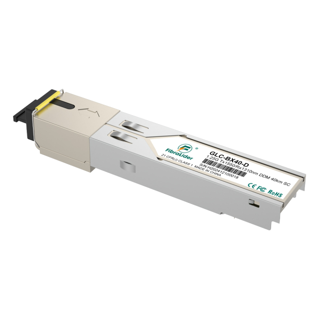 GLC-BX40-U,Single Mode,1.25g Tx1310/Rx1550nm,40km,SFP Modules,SC Simplex bi-directionality,SM SFP Transceivers