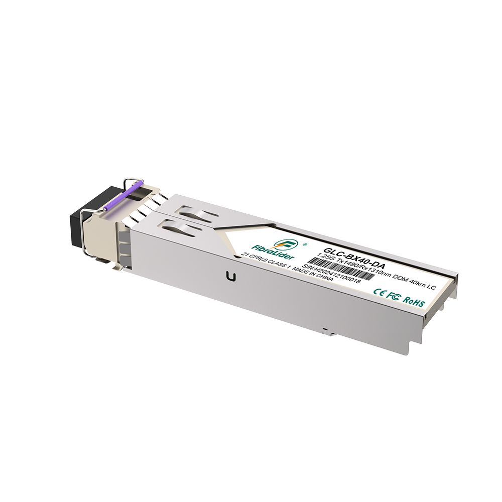 GLC-BX40-UA, одномодовый, 1,25 г, Tx1310/Rx1490 нм, 40 км, SFP-модули, двунаправленный LC Simplex, SM SFP-трансиверы
