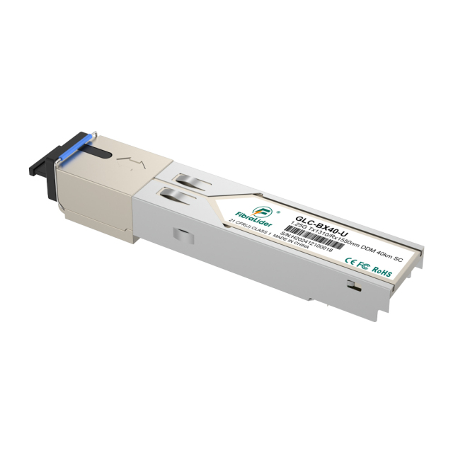 GLC-BX40-U,Single Mode,1.25g Tx1310/Rx1550nm,40km,SFP Modules,SC Simplex bi-directionality,SM SFP Transceivers
