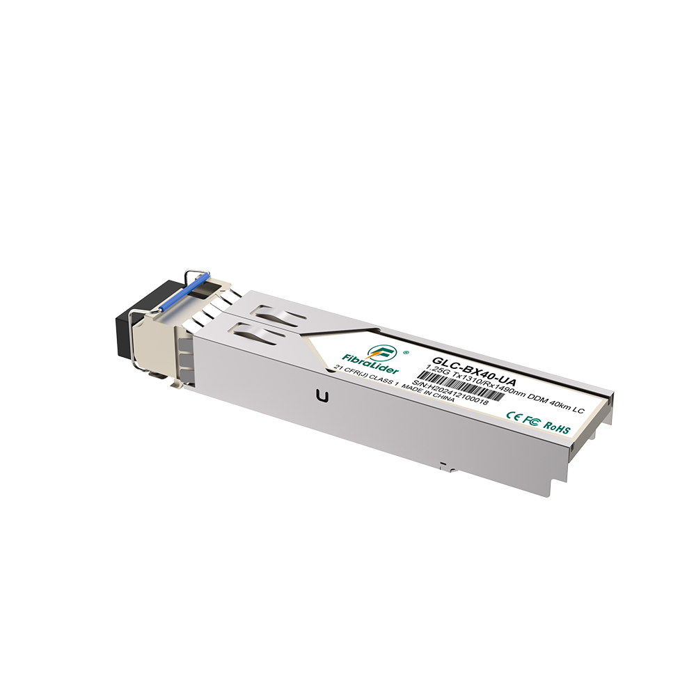 GLC-BX40-UA, одномодовый, 1,25 г, Tx1310/Rx1490 нм, 40 км, SFP-модули, двунаправленный LC Simplex, SM SFP-трансиверы