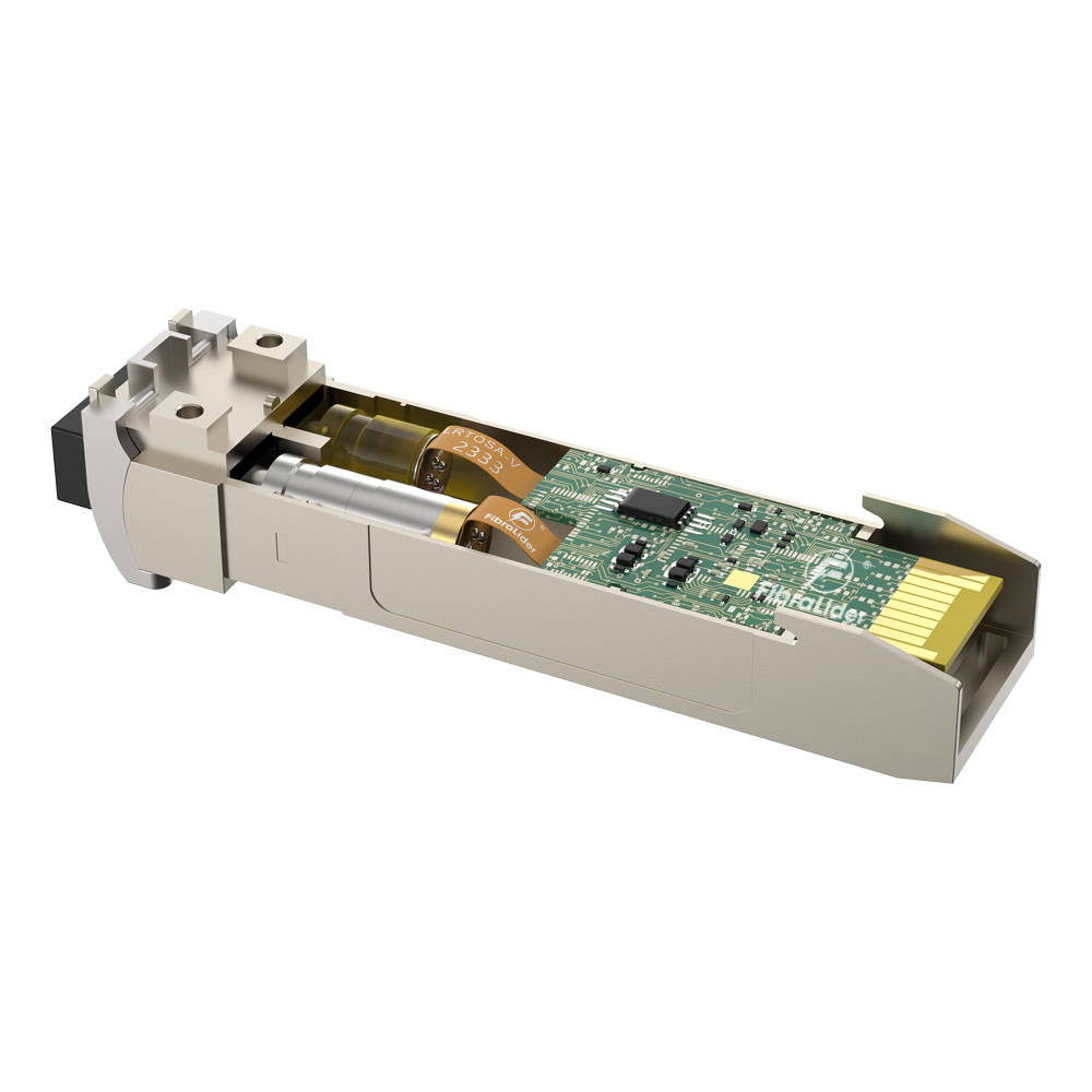 SFP-10G-LR-20，万兆单模双纤，10Gbps，1310nm波长，LC 20公里单模双纤光模块