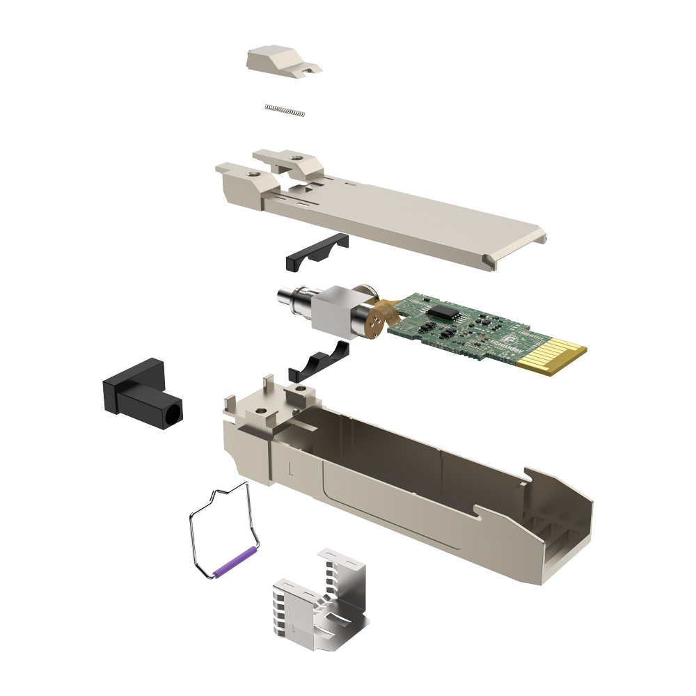 SFP-10G-BX40U, 10 Гбит/с одномодовый Tx1270/Rx1330 нм, 40 км, SFP-модули, LC Simplex двунаправленный, SM SFP трансиверы