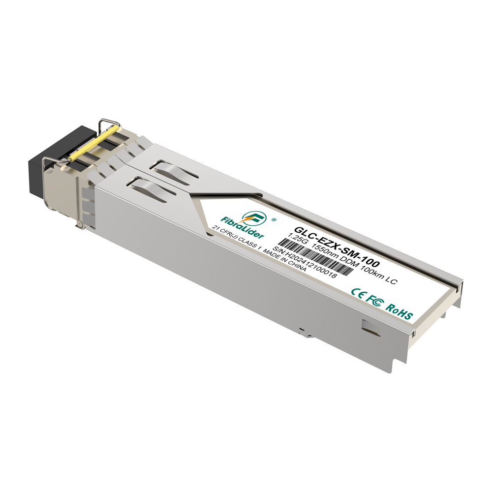 GLC-EZX-SM-100,Monomodo,1.25g 1550nm,100km,Módulos SFP,LC Duplex bidireccionalidad,Transceptores SFP SM