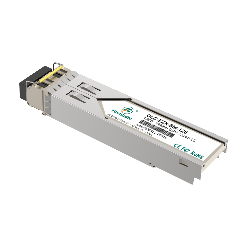 GLC-EZX-SM-120,Monomodo,1.25g 1550nm,120km,Módulos SFP,LC Duplex bidireccionalidad,Transceptores SFP SM
