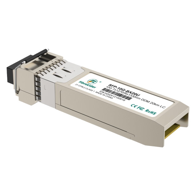 SFP-10G-BX20U,10Gbps Single Mode Tx1270/Rx1330nm,20km,Módulos SFP,LC Simplex bi-direccionalidad,SM SFP Transceivers